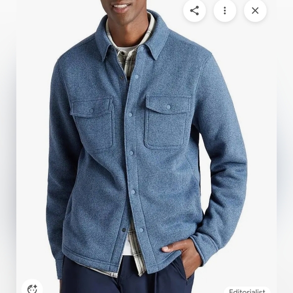 Rhone Men's Fleece Shacket